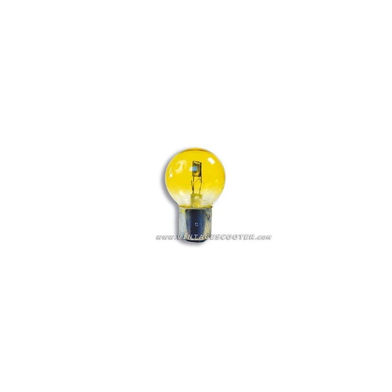 Ampoule de phare Jaune 12 Volts/40-45W culot BA21D 3 ergots